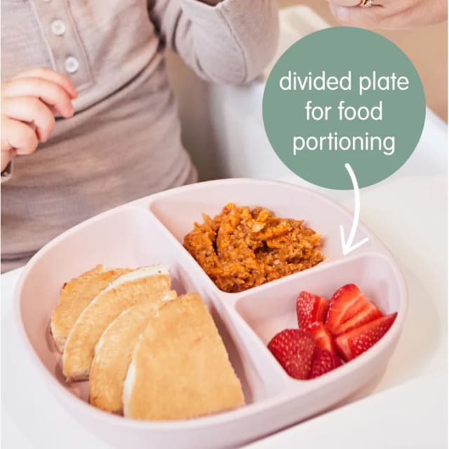 B.BOX Silicone Plate + Lid Blush