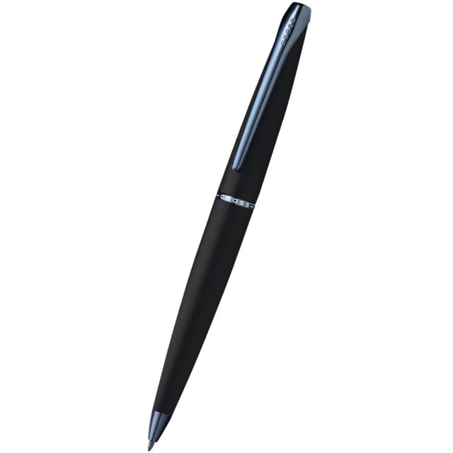 CROSS ATX Basalt Black/Blue PVD Ballpoint