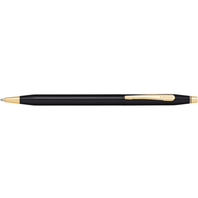 CROSS Classic Century Glossy Black/Gold PVD Ballpoint Pen
