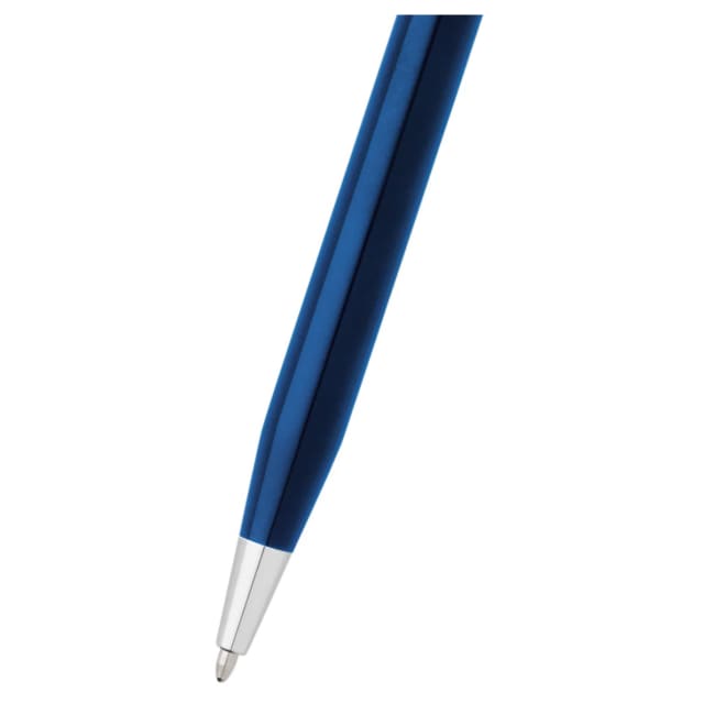 CROSS Classic Century Glossy Blue PVD/Chrome Ballpoint Pen