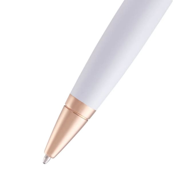 CROSS Calais White Lacquer/Rose Gold Ballpoint Pen
