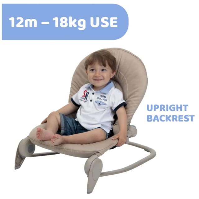 CHICCO Rocker: Hoopla Bouncer Re Lux Beige