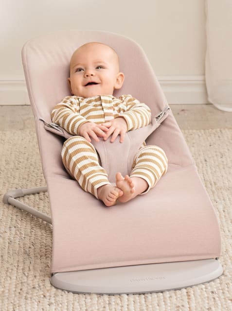 Baby Bjorn Bouncer Bliss Woven Melange Light Pink