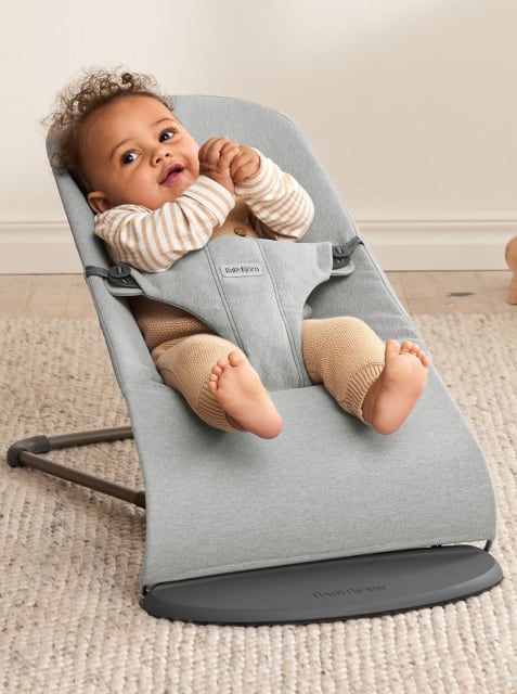 Baby Bjorn Bouncer Bliss Woven Melange Light Grey