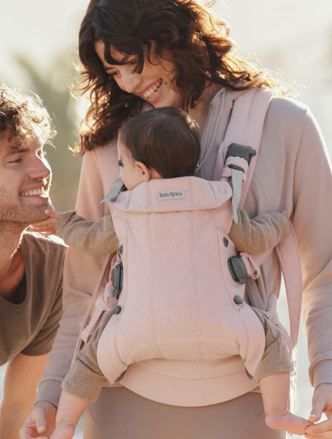 Baby Bjorn Carrier Harmony Woven Melange Light Pink