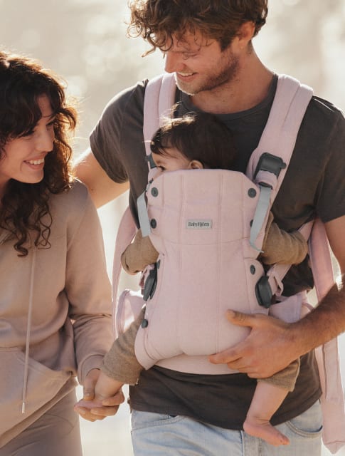 Baby Bjorn Carrier Harmony Woven Melange Light Pink