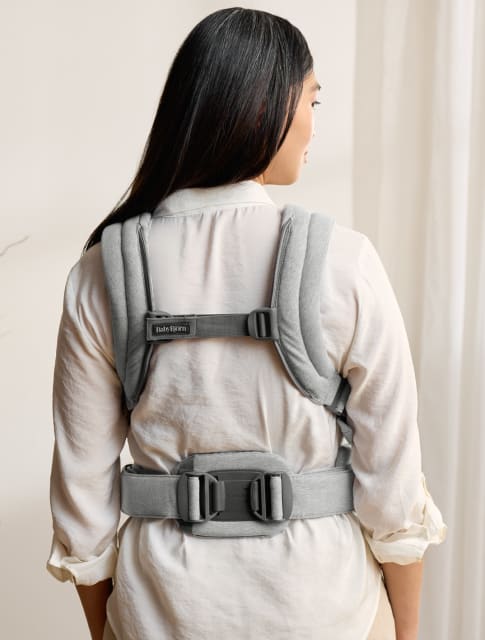 Baby Bjorn Carrier Harmony Woven Melange Light Grey