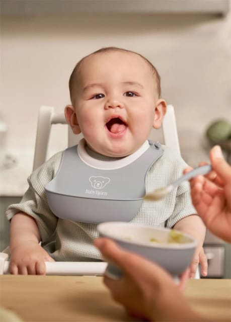Baby Bjorn Baby Bowl 2pk Powder Grey