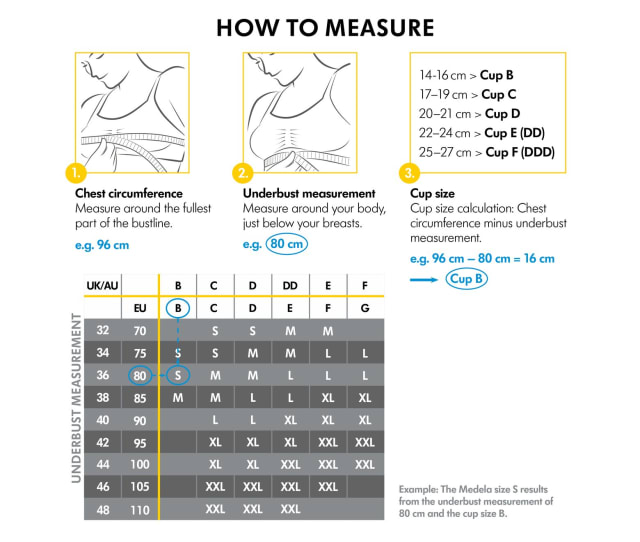 Medela 3 In 1 Nursing & Pumping Bra Black XL