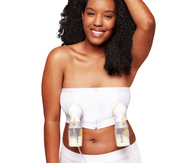 Medela Hands Free Pumping Bustie White M