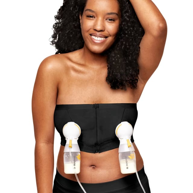 Medela Hands Free Pumping Bustier Black L