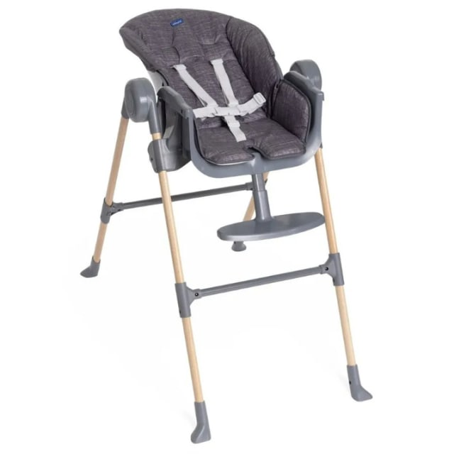 CHICCO HighChair: Polly Essential Coal