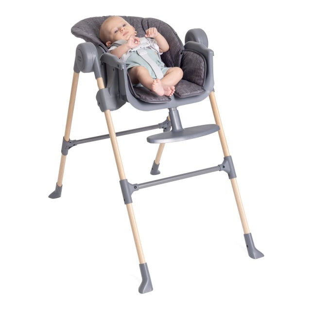 CHICCO HighChair: Polly Essential Coal