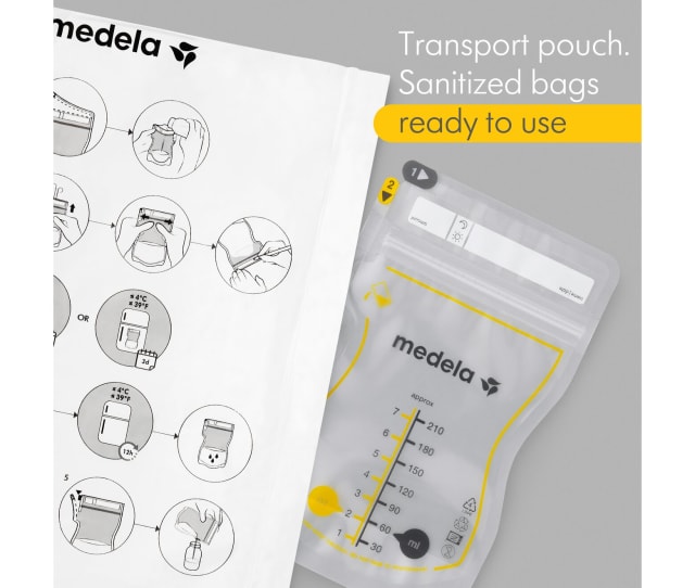 Medela Easy Pour 100pk Breast Milk Storage Bags