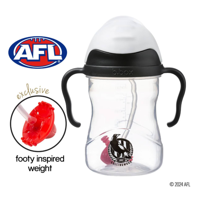 B.BOX Sippy Cup - AFL Collingwood Magpies