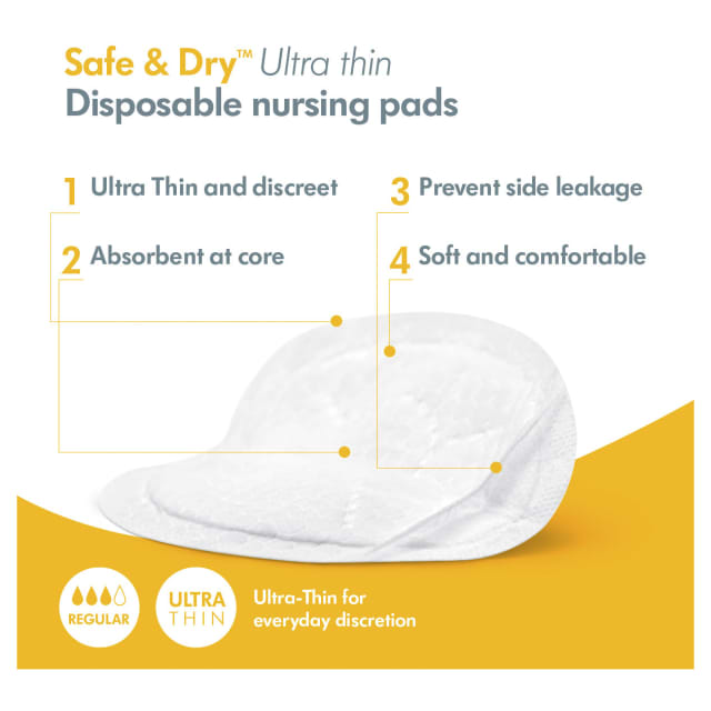 MEDELA New Disposable Nursing Pad Ultra Thin 30pk