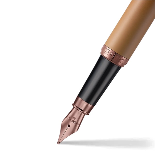 Sheaffer VFM Coffee with Shiny PVD Trim Fine Nib Fountain Pen