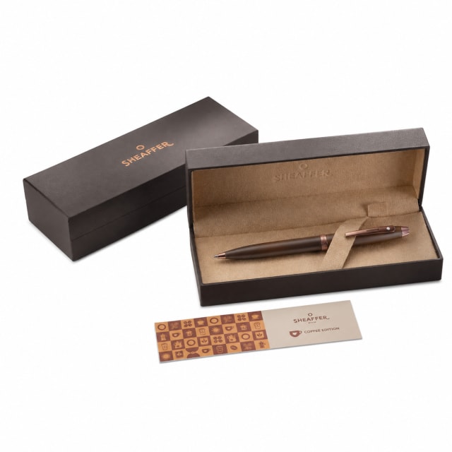 Sheaffer 100 Coffee with Shiny PVD Trim Ballpoint Pen