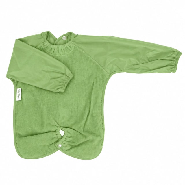 TOWEL HIGHCHAIR HUGR L/S BIB LIGHT SAGE