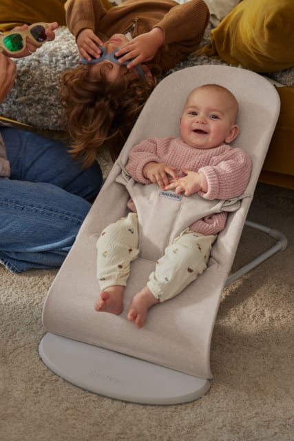 Babybjorn Bouncer Bliss Woven Melange Light Beige