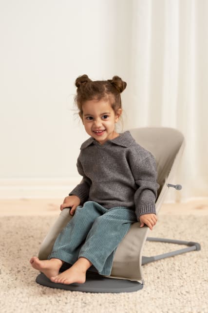Baby Bjorn Bouncer Soft Woven/Jersey Sand Grey