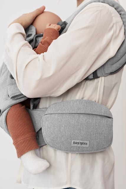 Babybjorn Pocket Pouch for Carrier Woven Light Grey