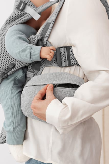 Babybjorn Pocket Pouch for Carrier Woven Light Grey
