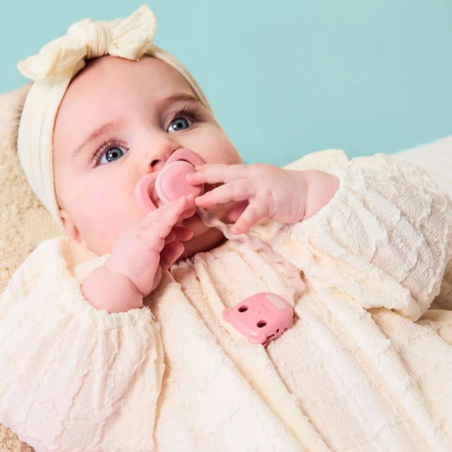 BBOX Soother Clips Blush & Vanilla