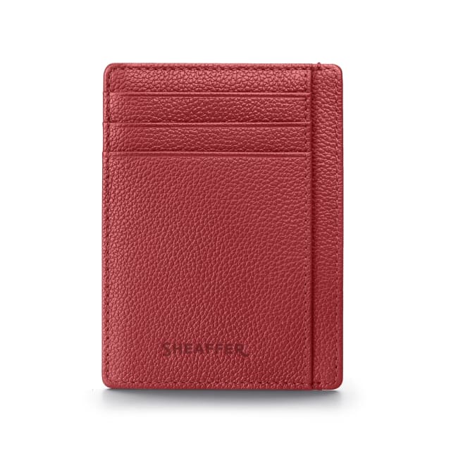 Sheaffer VFM Excessive Red/Chrome Ballpoint/Red Credit card holder