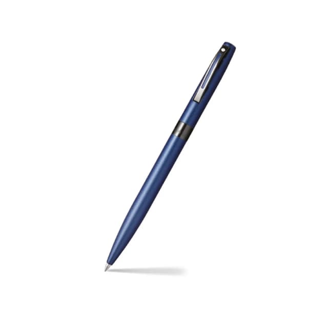 Sheaffer VFM Excessive Blue/Chrome Ballpoint/Blue Credit Card Holder