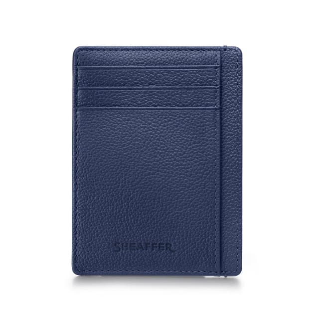 Sheaffer VFM Excessive Blue/Chrome Ballpoint/Blue Credit Card Holder