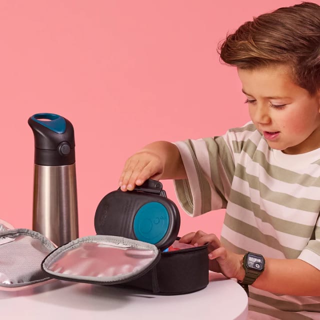 Insulated Snack Bag Black