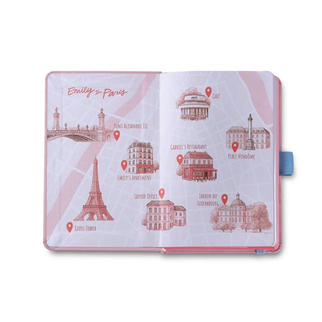 Sheaffer Emily in Paris Small Notebook Pink Eiffel 90gsm