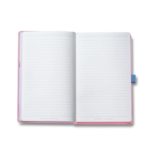 Sheaffer Emily in Paris Medium Journal 90 GSM Ink Friendly Paper with Embossed Eiffel Tower - Pink