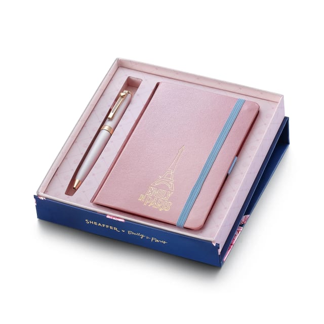 Sheaffer EIP prelude Mini Pink Ballpoint with Small Notebook