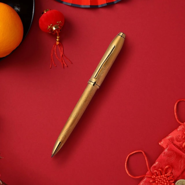 Cross Year ot Horse Townsend 23ct Gold Plate Ballpoint