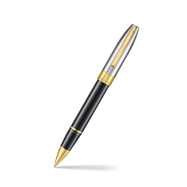 Sheaffer Legacy Black/Chrome 14K Gold Trim Rollerball