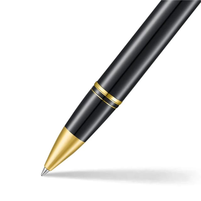 Sheaffer Legacy Black/Chrome 14K Gold Trim Rollerball