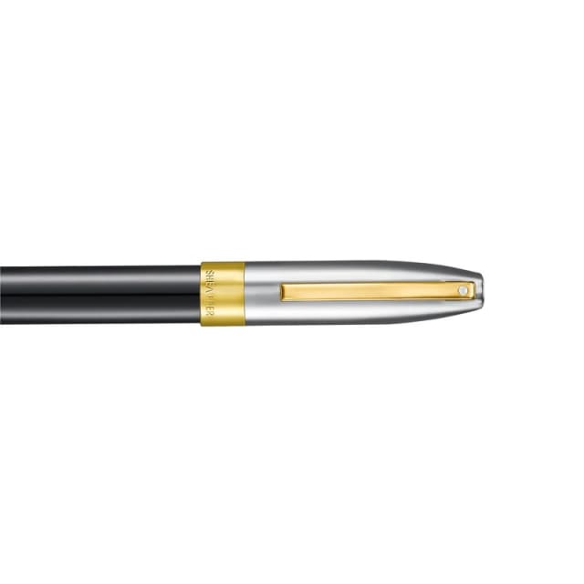 Sheaffer Legacy Black/Chrome 14K Gold Trim Rollerball