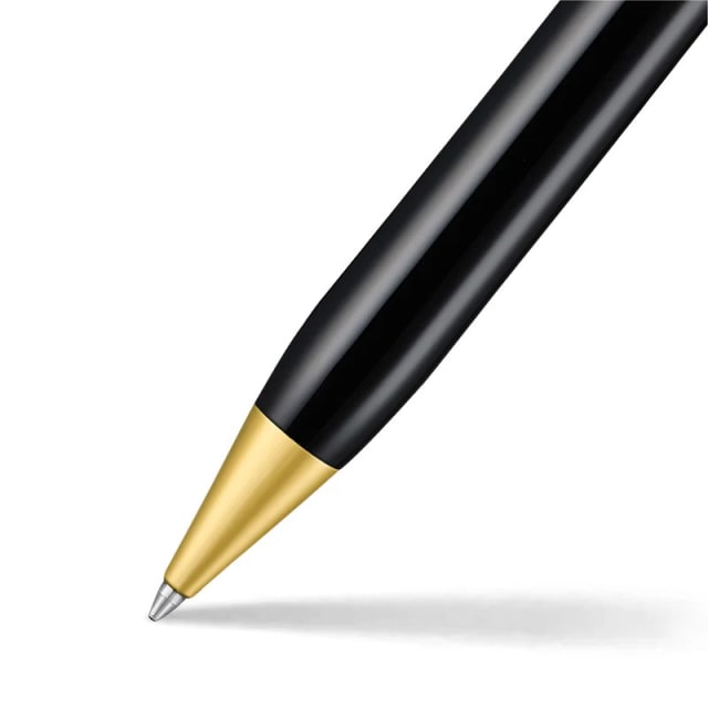 Sheaffer Legacy Black/Chrome 14K Gold Trim Ballpoint
