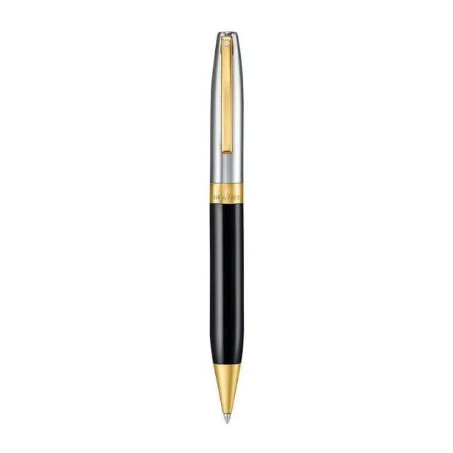 Sheaffer Legacy Black/Chrome 14K Gold Trim Ballpoint