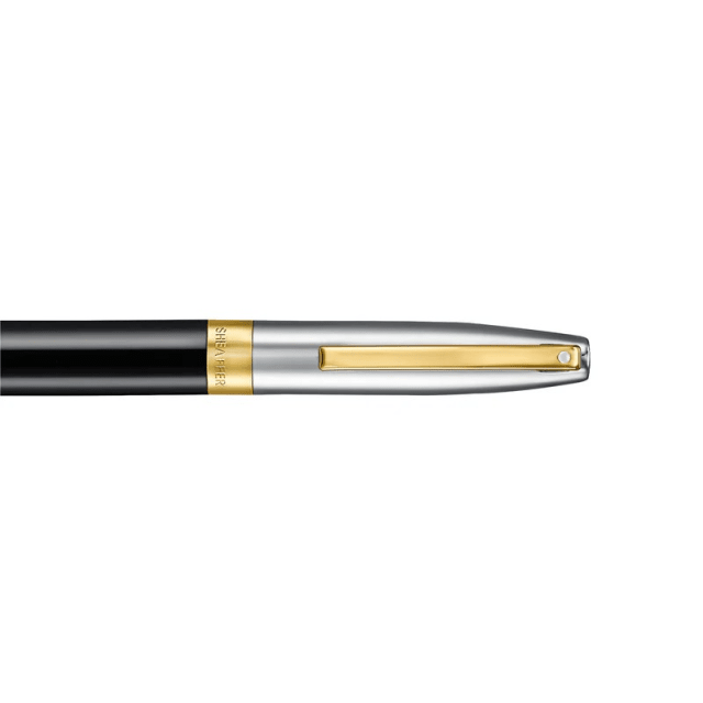 Sheaffer Legacy Black/Chrome 14K Gold Trim Ballpoint
