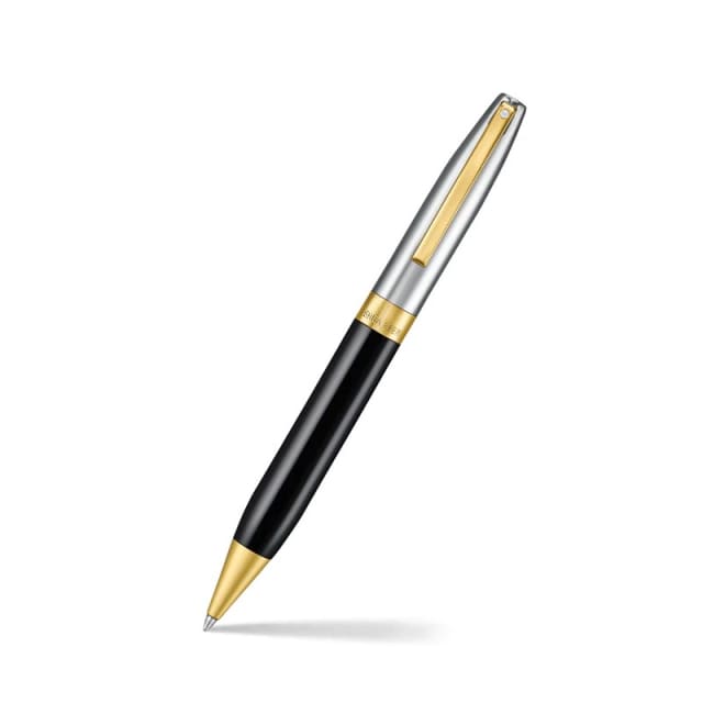 Sheaffer Legacy Black/Chrome 14K Gold Trim Ballpoint