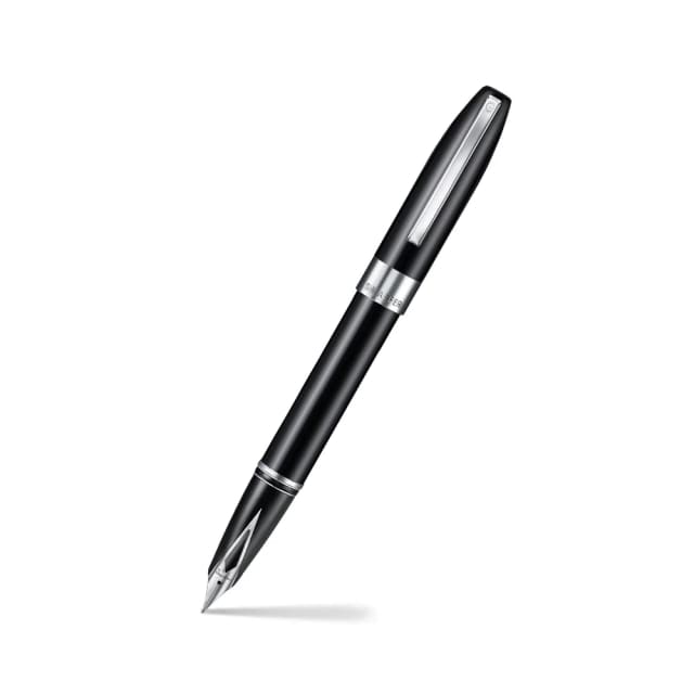 Sheaffer Legacy Black/Chrome Trim Fountain Pen Broad