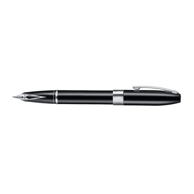 Sheaffer Legacy Black/Chrome Trim Fountain Pen Broad