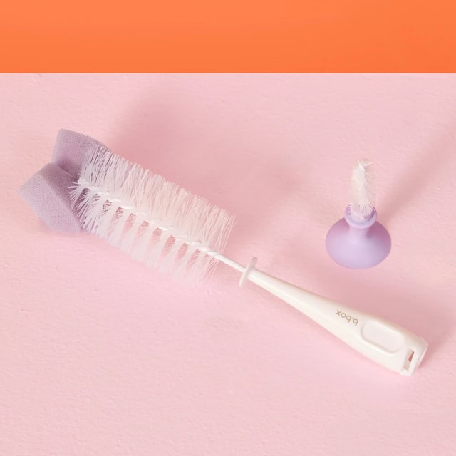 2in1 brush & teat cleaner peony