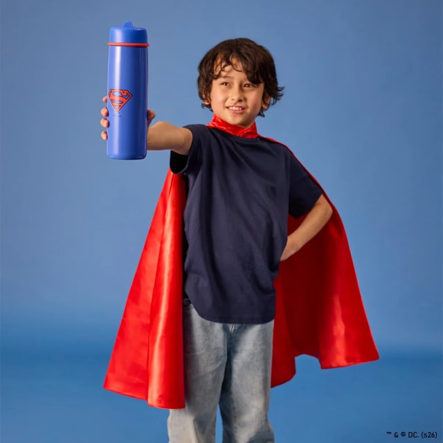 B.box Insulated Flip Top 690ml Superman