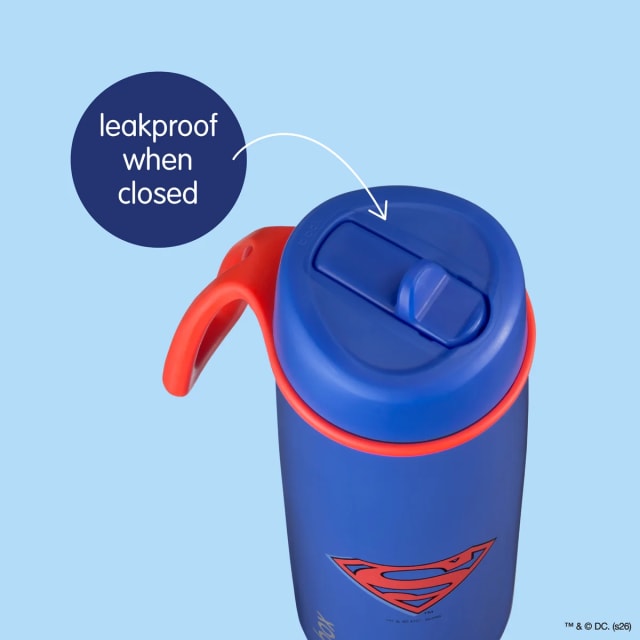 B.box Insulated Flip Top 690ml Superman