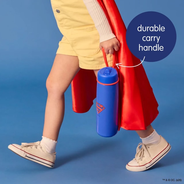 B.box Insulated Flip Top 690ml Superman