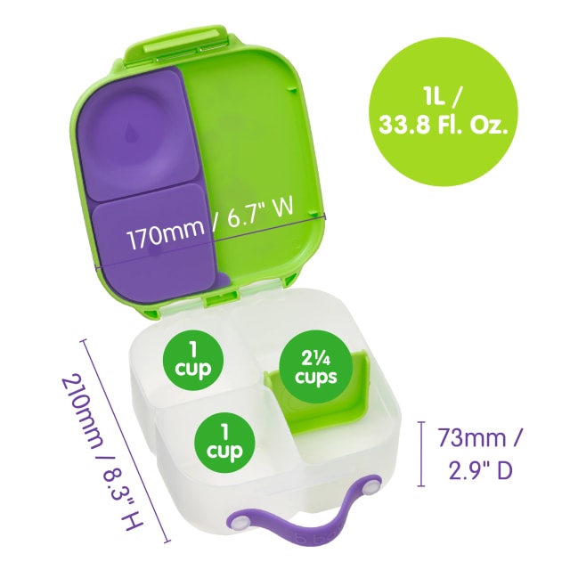 B.box Mini Lunchbox Marvel Hulk
